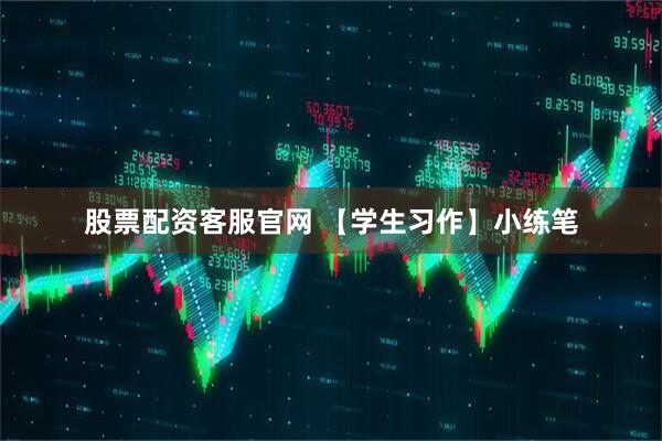 股票配资客服官网 【学生习作】小练笔